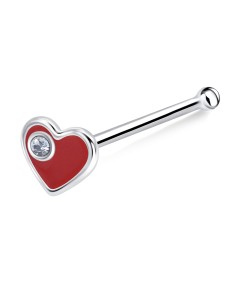 Silver Curved Nose Stud NSKD-1368